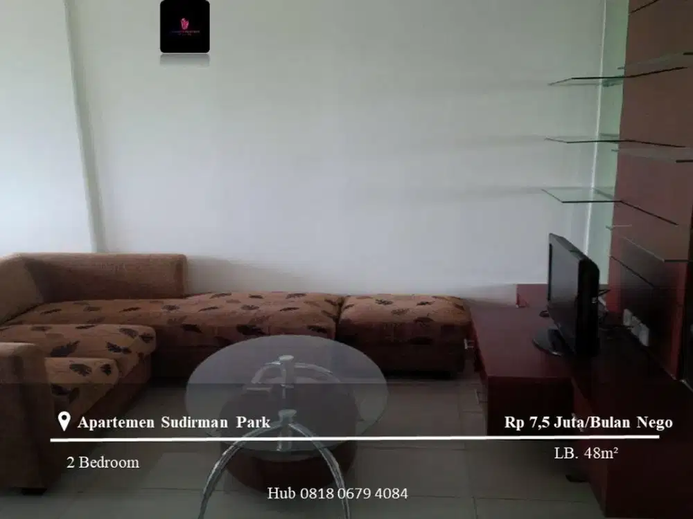 Disewakan Apartement Sudirman Park Mid Floor 2BR Full Furnished