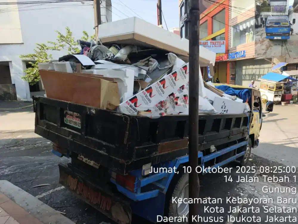 Jasa buang puing dan sampah