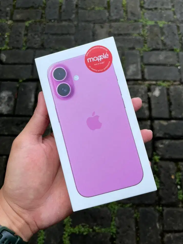 iphone 16 128gb Pink iBox unit baru bisa tt