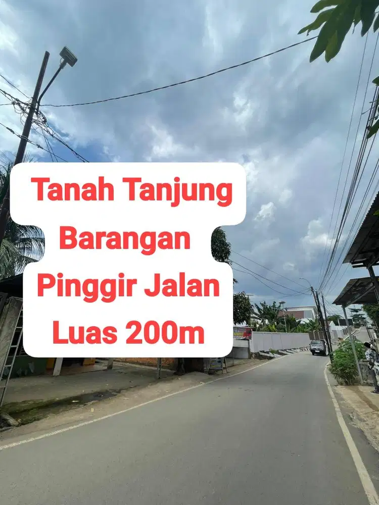 Tanah Tanjung Barangan Pinggir Jalan ASPAL