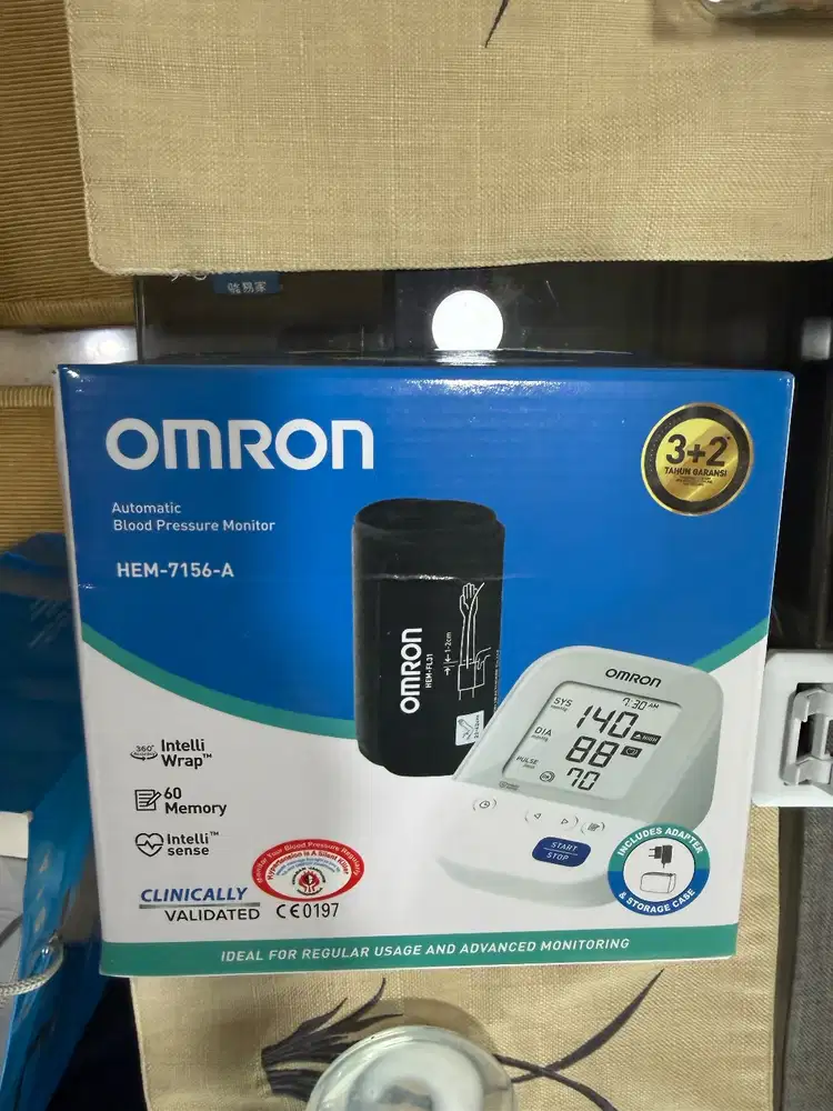 OMRON blood pressure monitor