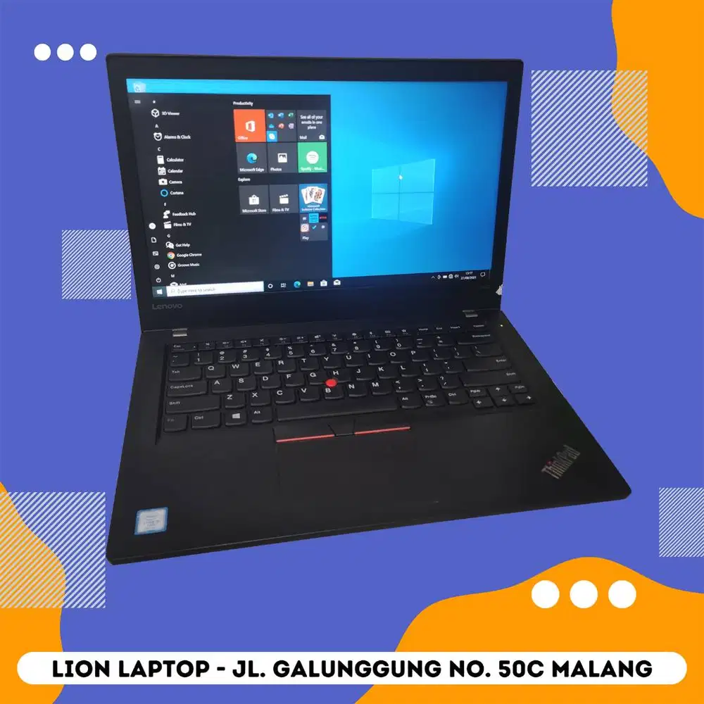 RAM 16GB Core i5 Gen7 SSD 256GB Lenovo Thinkpad T470 [10|10]