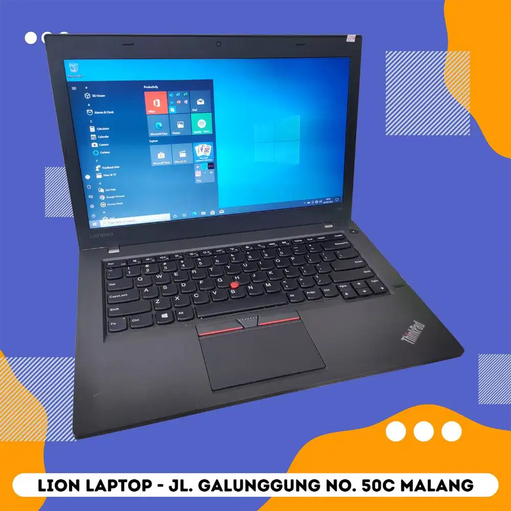 RAM 8GB Core i5 SSD 256GB Lenovo Thinkpad T460 [10|10]