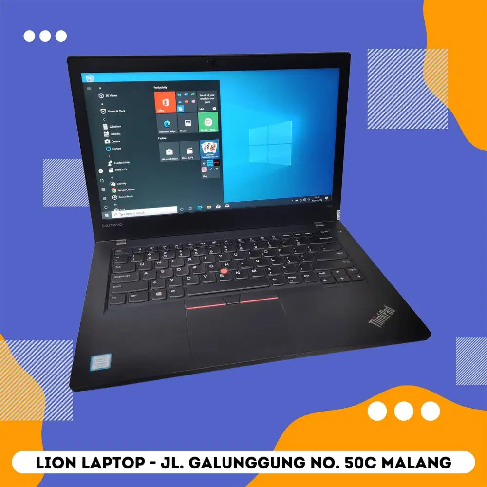 Core i7 RAM 8GB SSD 256GB Touchsceen Lenovo Thinkpad T470 [10|10]