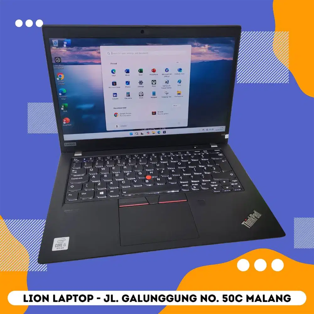 Core i5 Gen 10 slim mulus RAM 8GB SSD 256 Lenovo Thinkpad X13 [10|10]