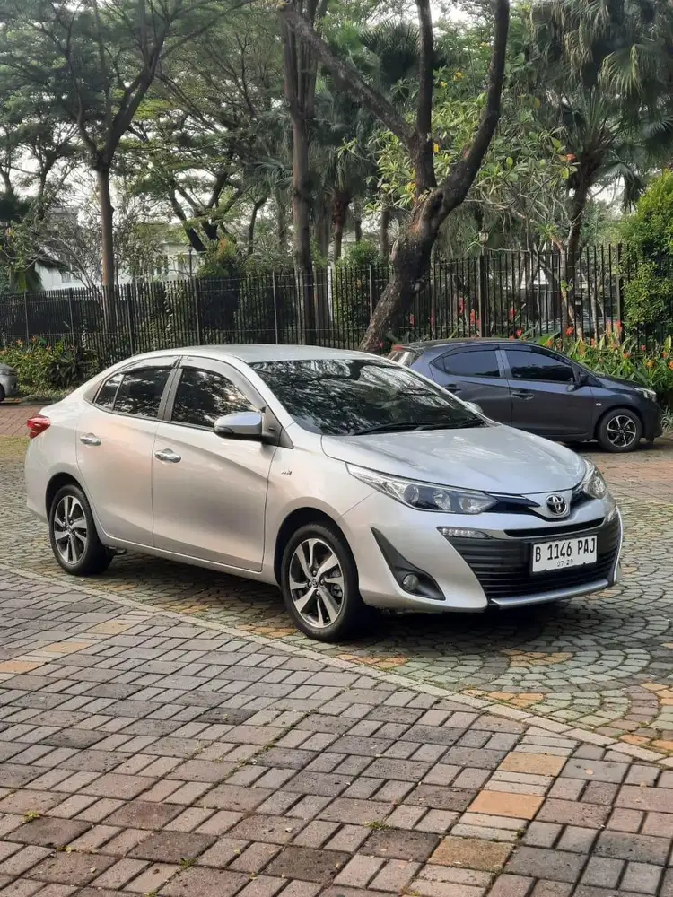 LOW KM 60rb RECORD!! Toyota Vios 1.5 G AT 2019 - Silver