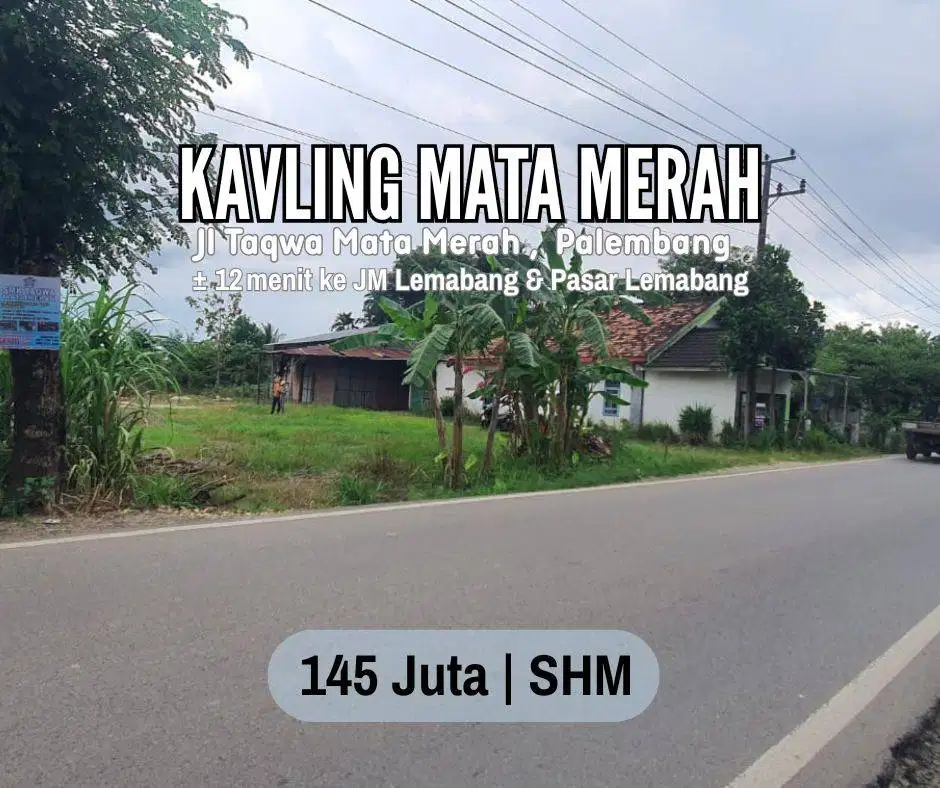 Dijual JL Taqwa Mata Merah, Tanah Kavling