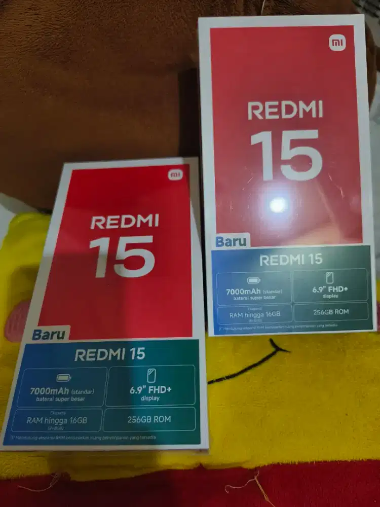 Redmi 15 8+8/256gb ready masih new, segel