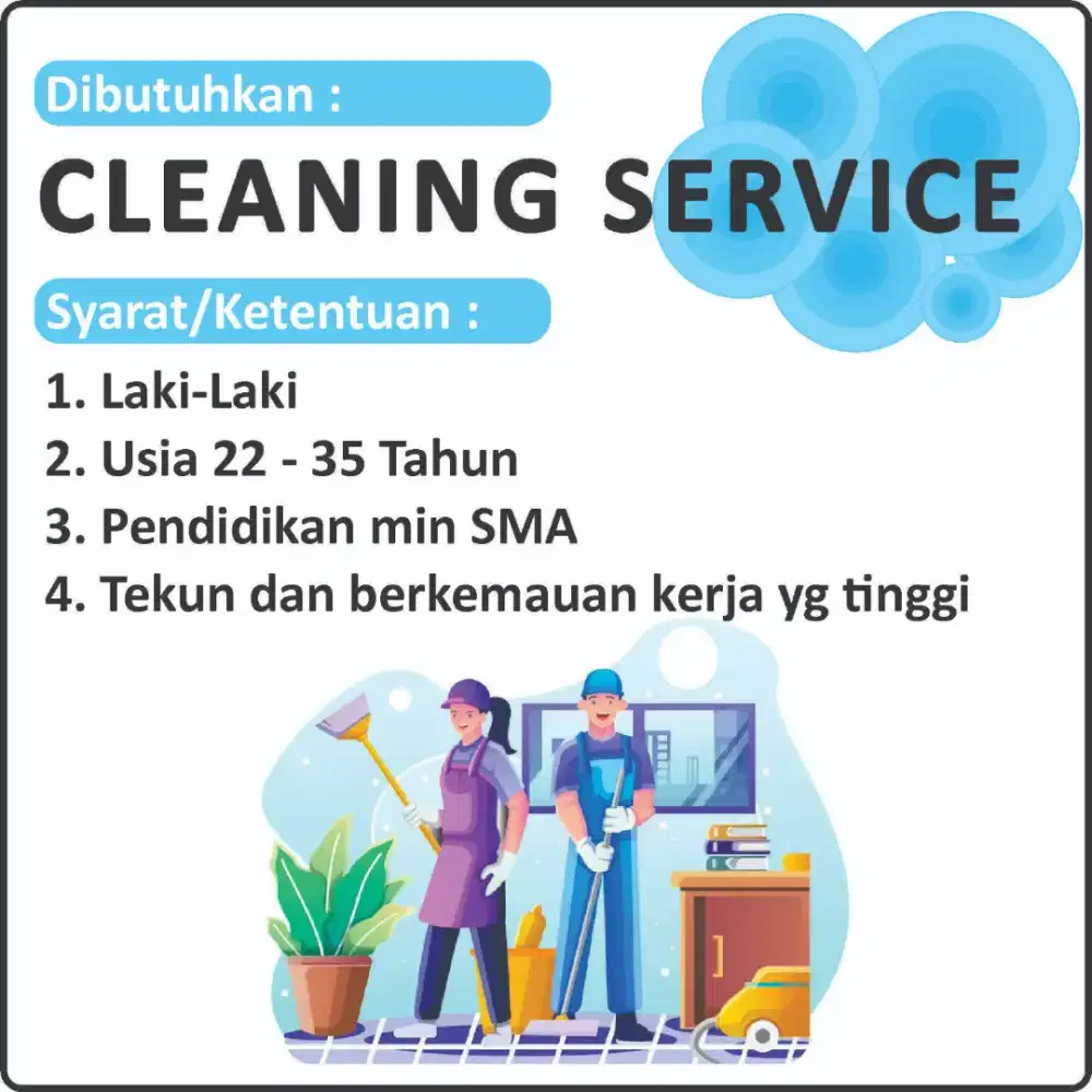 Lowongan cleaning service