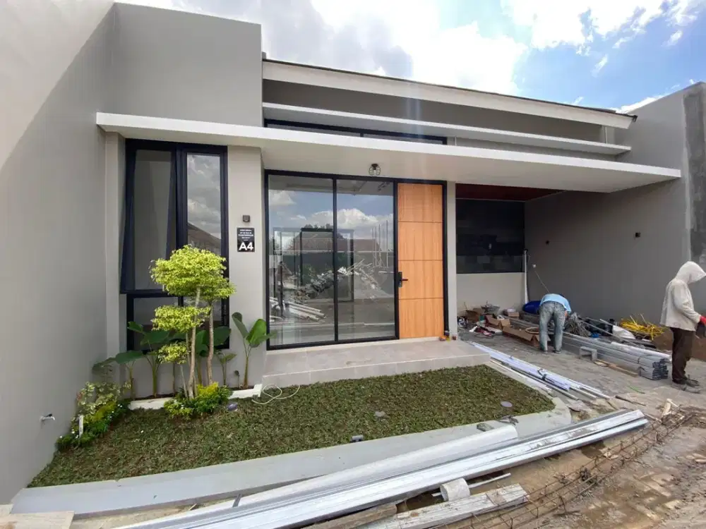Rumah Modern Dalam Cluster di Selatan Pemda Sleman Harga 800Jt-an