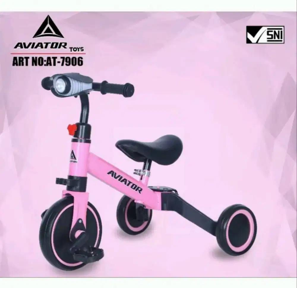 Sepeda anak roda 3/3in1 bekas
