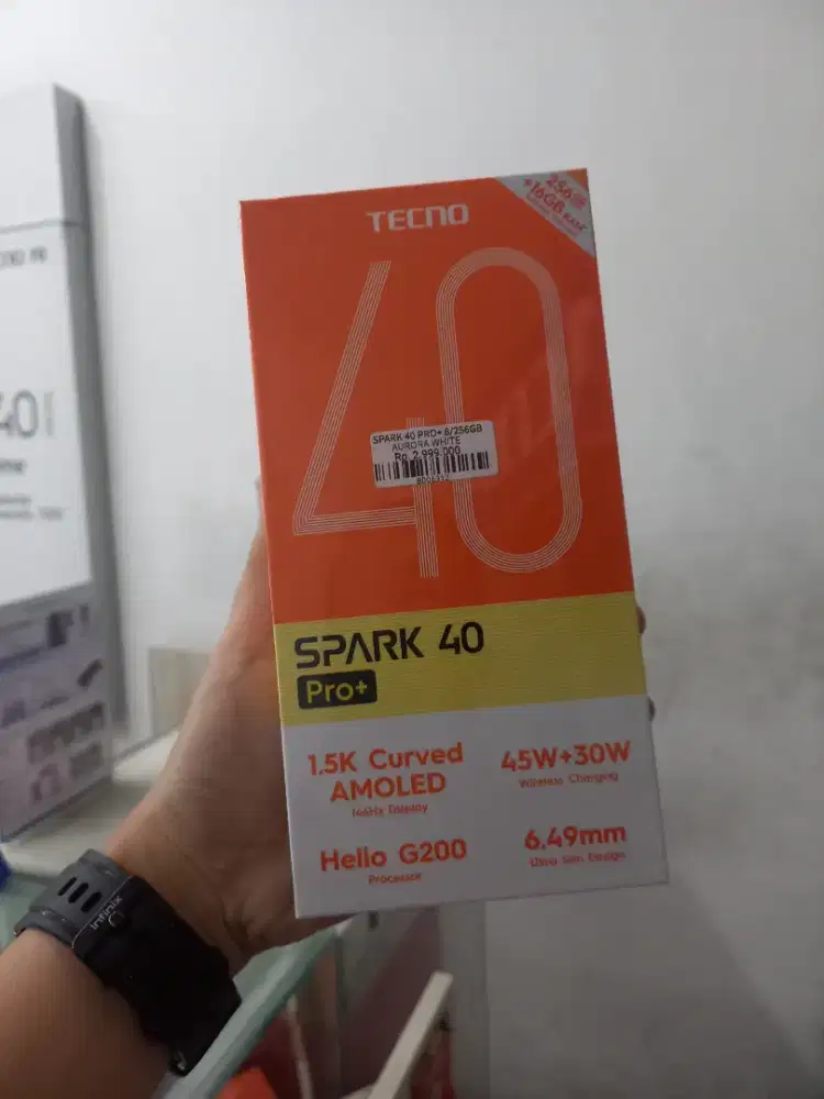 Tecno Spark 40 Pro+ 16gb / 256gb Bergaransi Resmi