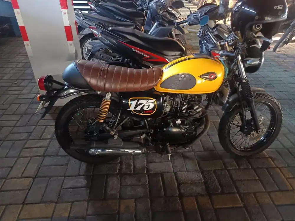 jual kawasaki w175 cafe thn 2019 bekas