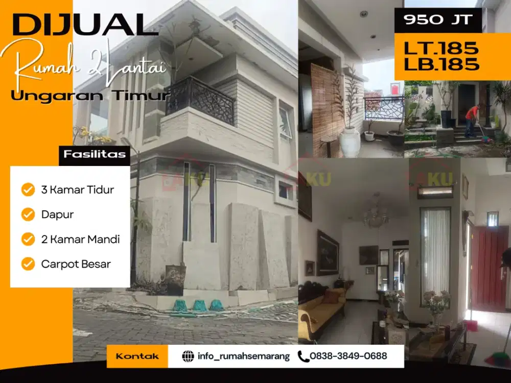 Rumah Mewah 2 Lantai dengan Balkon Ganda – Lokasi Strategis Ungaran Timur