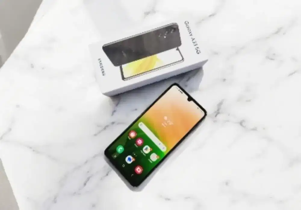 Samsung a33 5g lte 128GB second original lengkap siap pakai