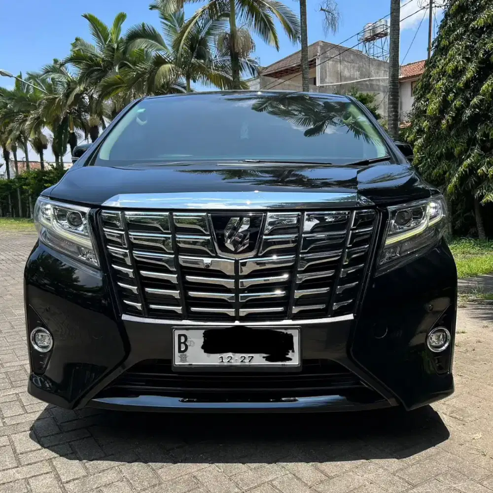 2017 toyota alphard 2.5 g atpm full record 1 tangan dari baru