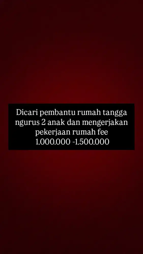 Pembantu rumah tangga