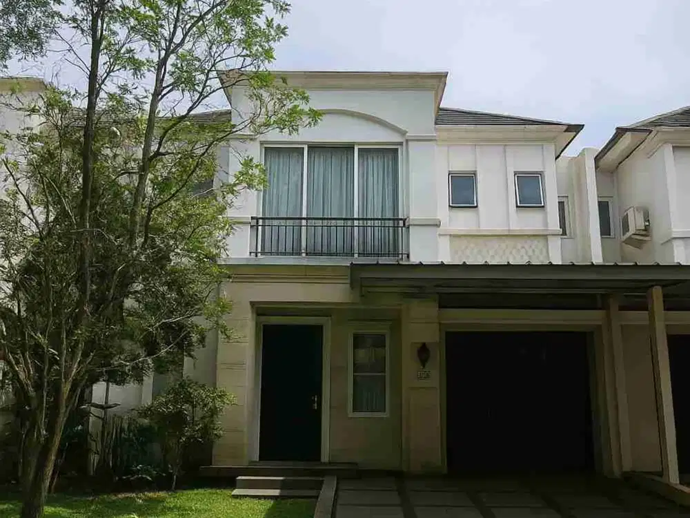 dijual rumah view taman di new vivacia eminent bsd city