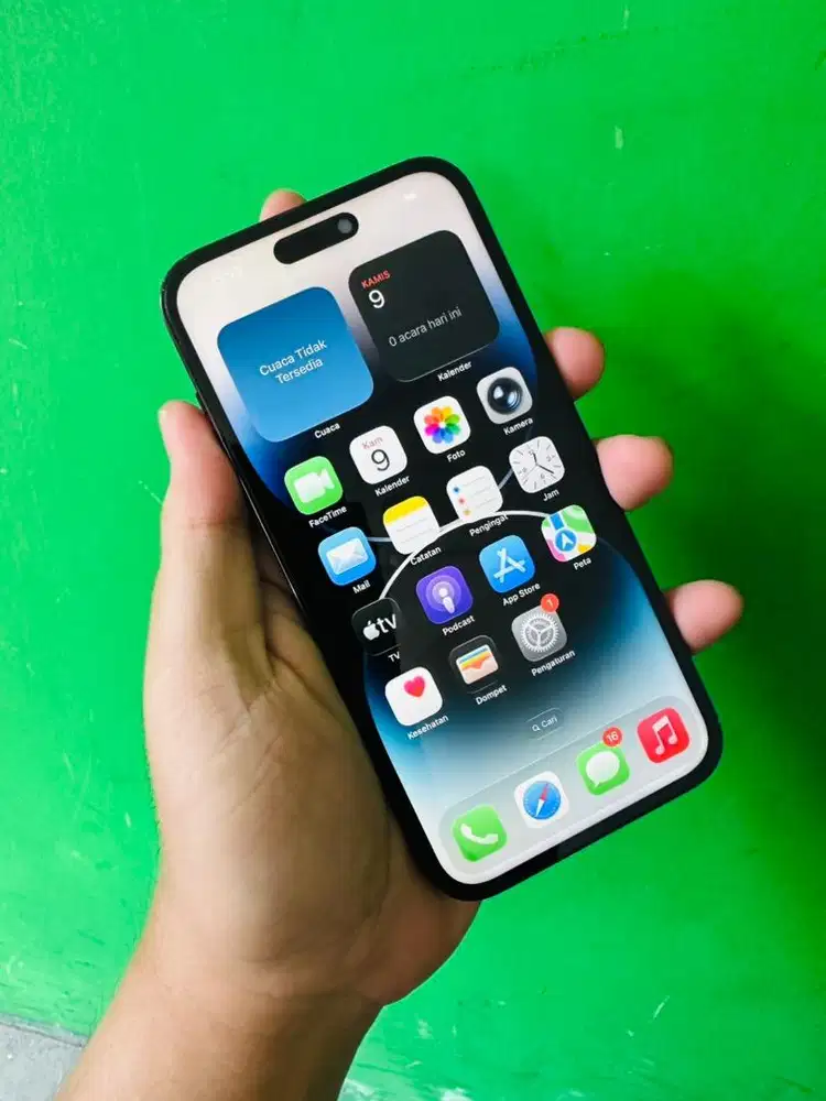 Iphone 14 promax 512 spaceblack Dual sim fisik
