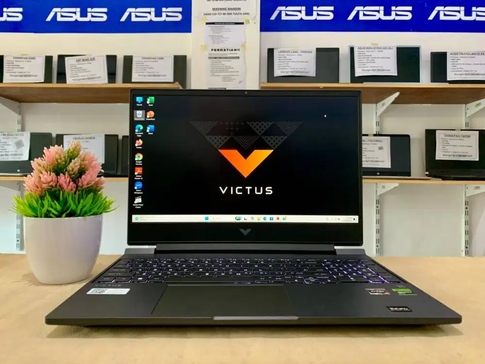 HP Victus 15-FB1011AX AMD Ryzen 5 7535HS/ RAM 8GB/ SSD 512GB/ 15″ FHD