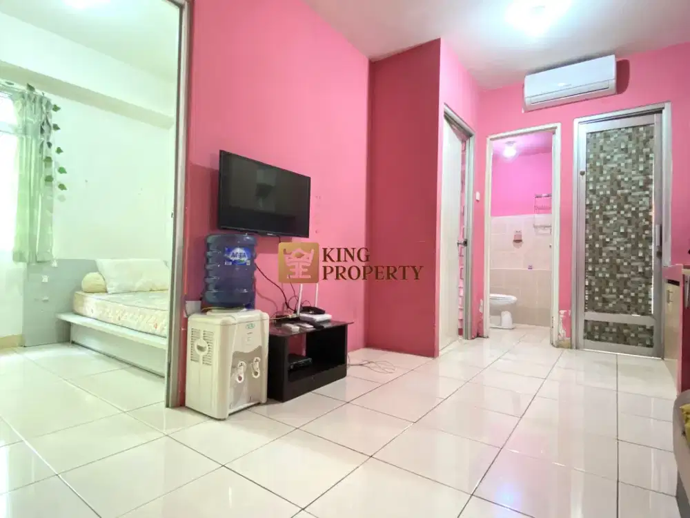 Sewa Murah Dekat Mall 2BR Hook 35m2 Furnished Green Bay Plui