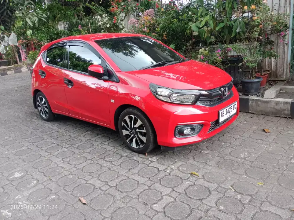 Honda Brio E Matic 2019, servis Record, km 62rb, Orisinil Istimewa