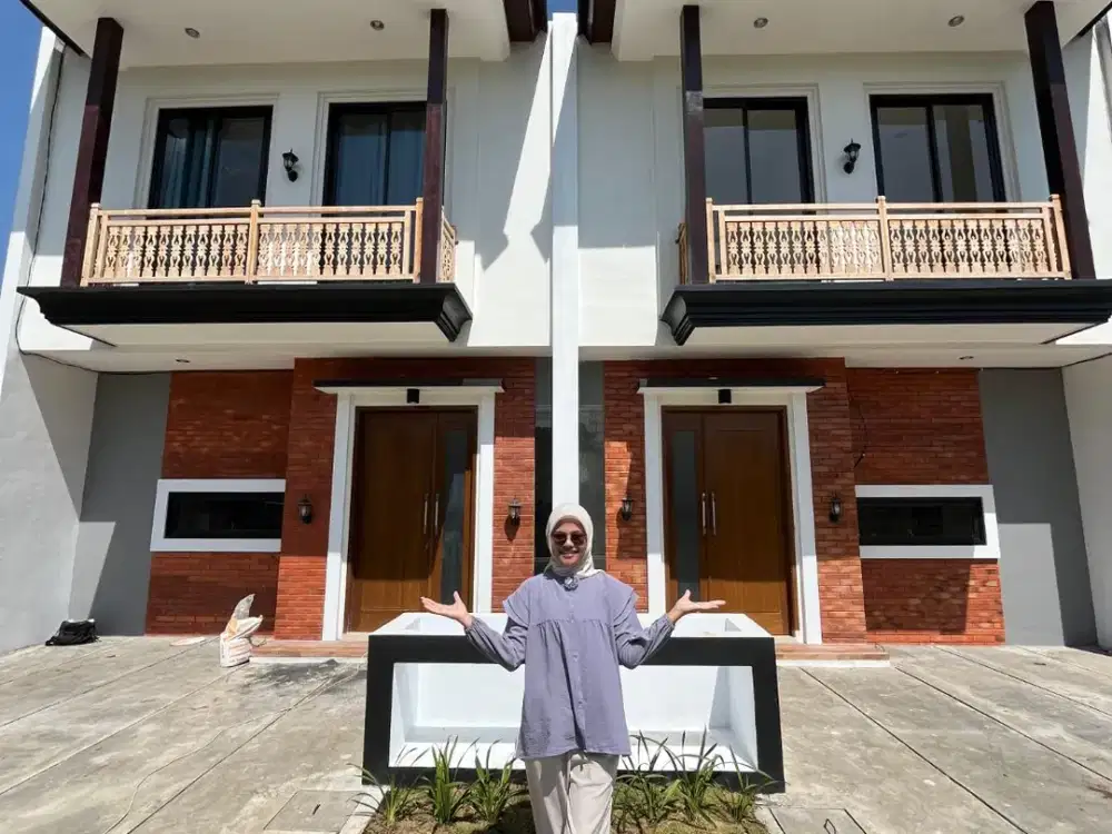 Villa modern konsep jawa dekat jalan raya/ 2 menit dari alun alun batu