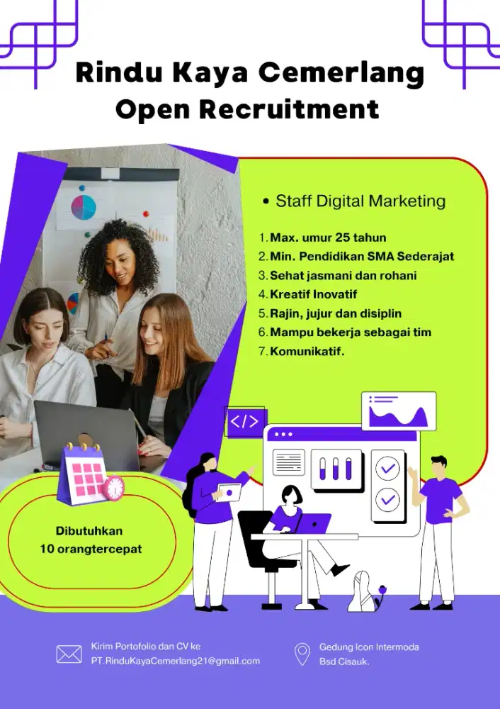 lowongan pekerjaan digital marketing