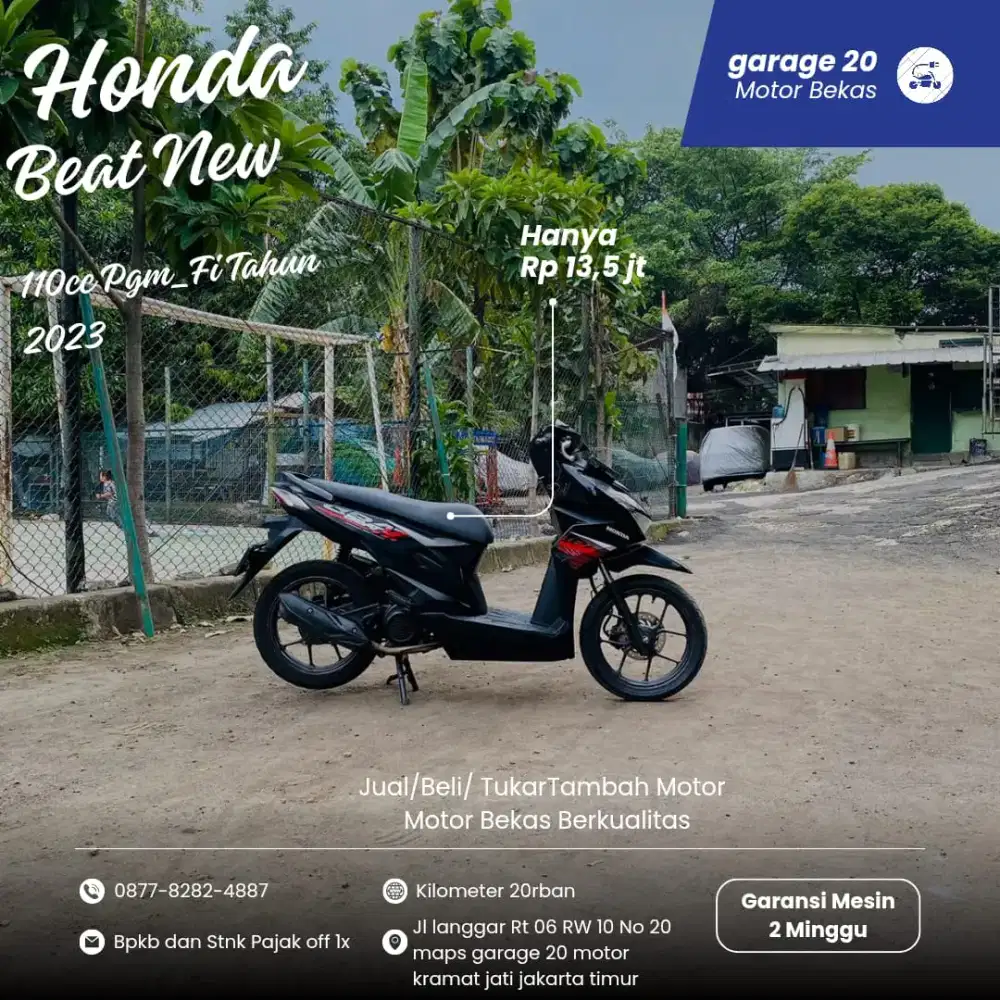Honda Beat New 110cc Pgm_fi Tahun 2023