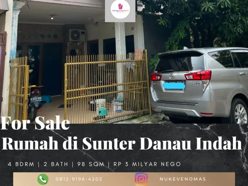 Dijual Rumah di Perumahan Sunter Danau Indah