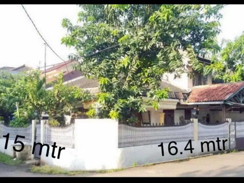 RUMAH LAMA HITUNG TANAH KOMPLEK ELITE CIPINANG INDAH 1