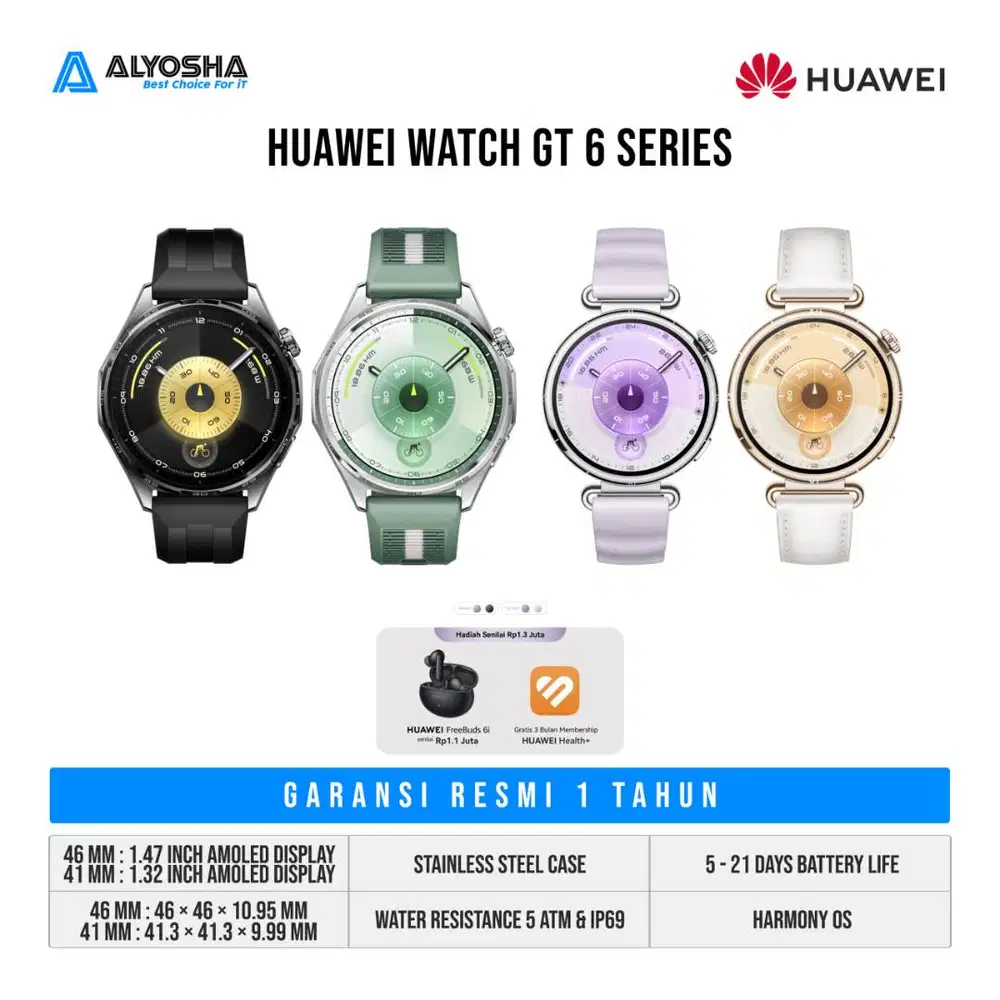 HUAWEI WATCH GT 6 GREEN