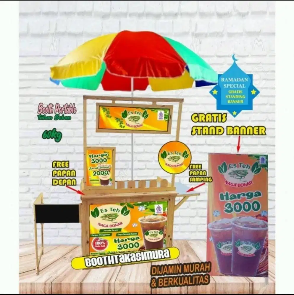 Meja jualan bekas
