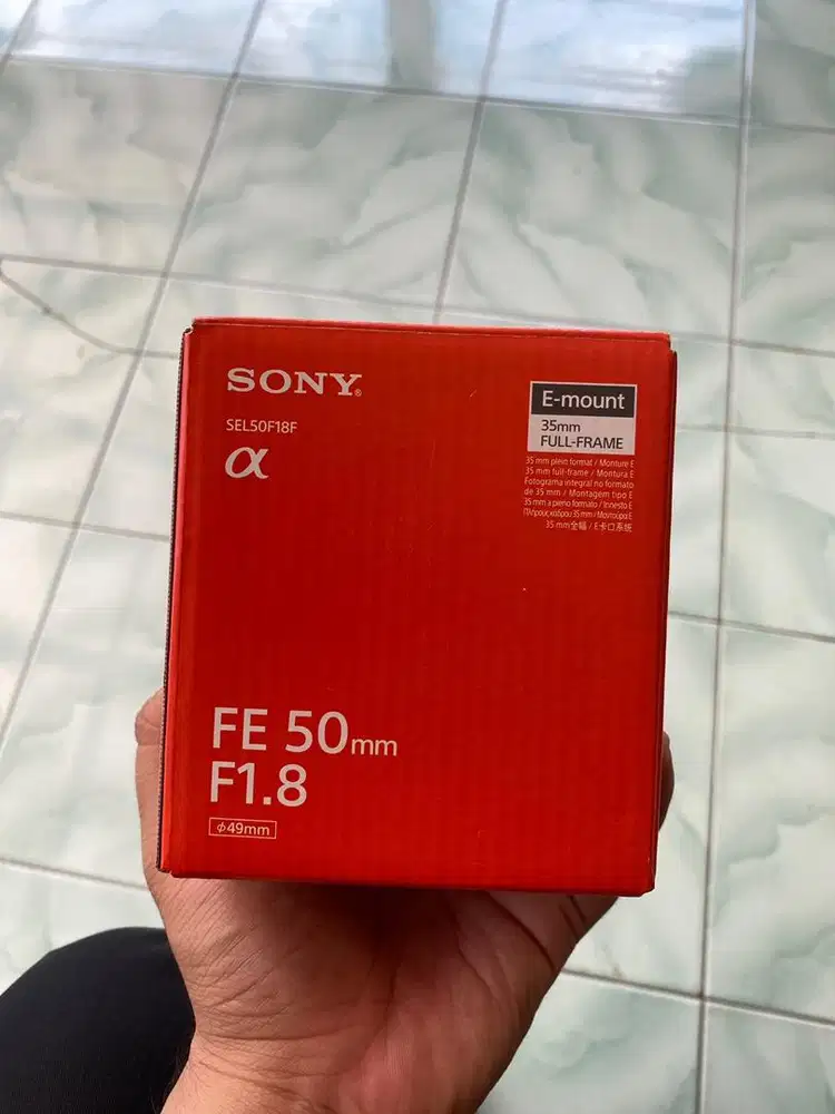 Lensa Sony FE 50mm F1.8 Lensa Full Frame