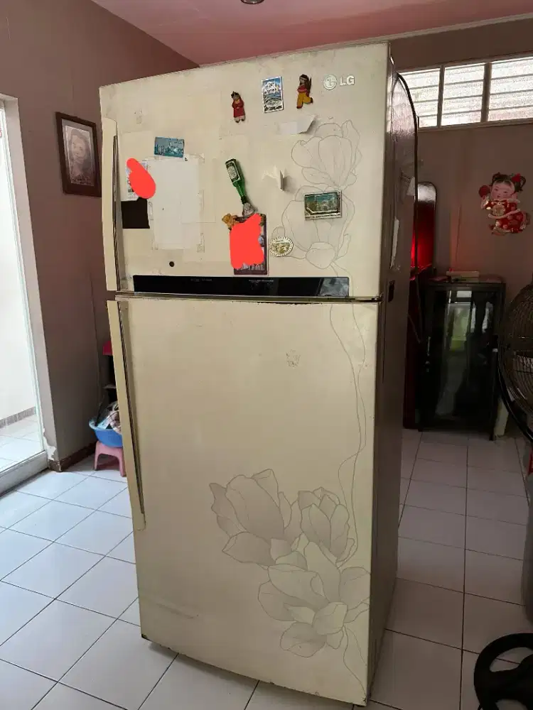 KULKAS 2 PINTU RUSAK Merk LG