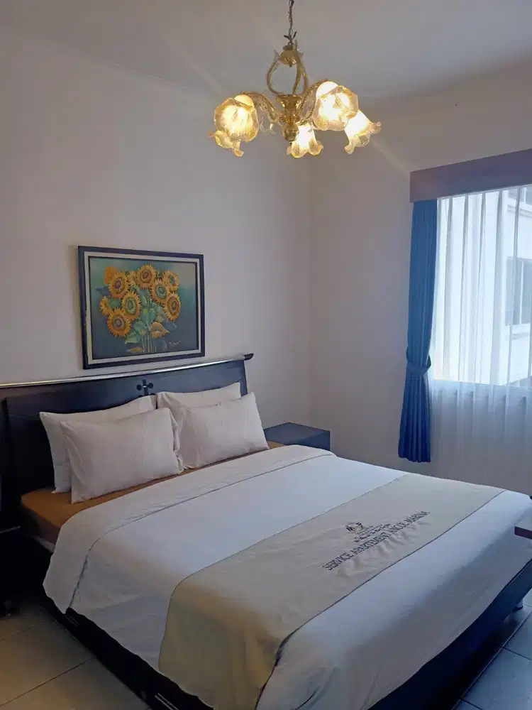 SEWA APARTMENT MEDITERANIA MARINA ANCOL 2 BED ROOM BULANAN DAN TAHUNAN