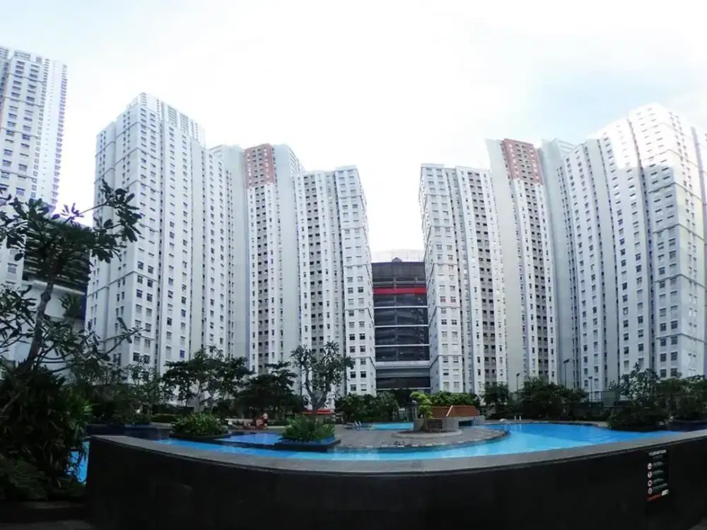 Best View Pool Favorit! 2BR 35m² Furnished Interior Green Bay Pluit Greenbay Dekat Mall