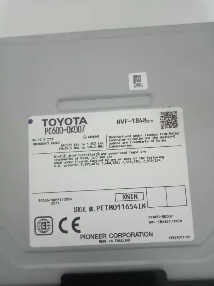 Tape mobil Fortuner  vrz tahun 2016