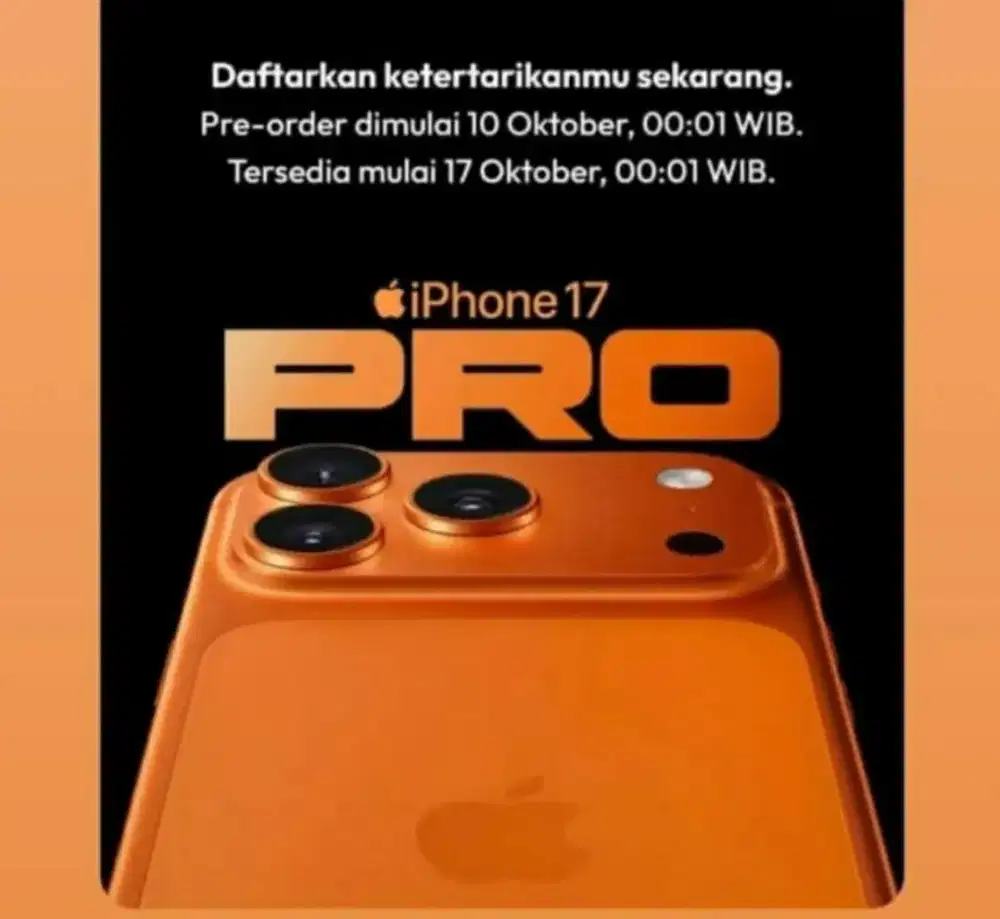 Promo PO iPhone 17 Series