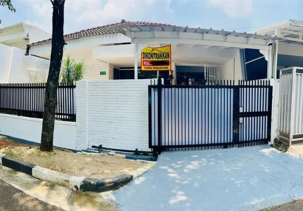 Dikontrakan/Disewakan Rumah Baru Direnovasi Komplek Kalibata Indah