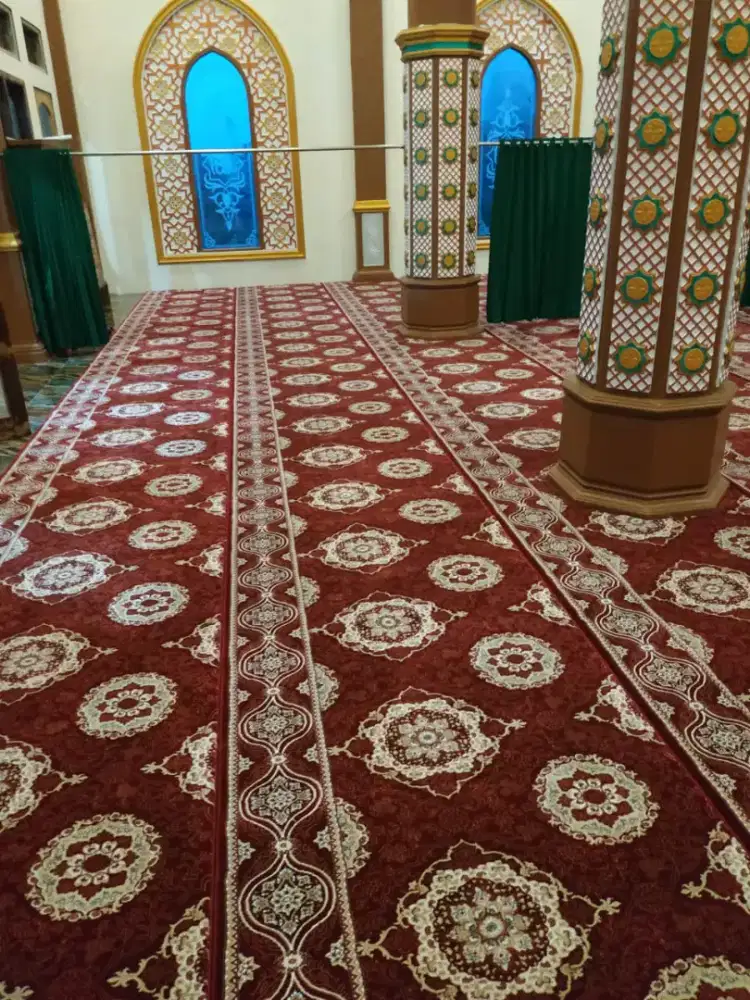 Ambal Sajadah Karpet Masjid Termurah. Tersedia Lokal maupun Import