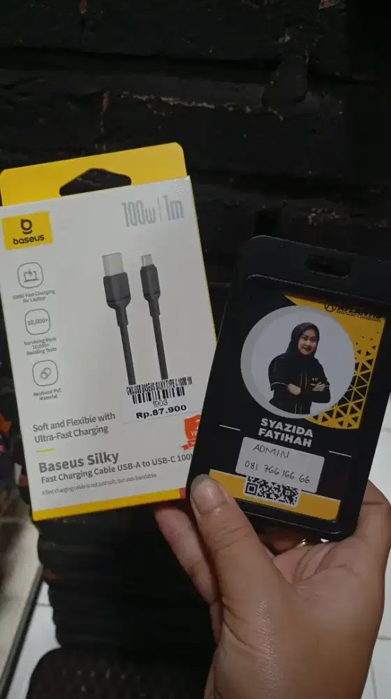 USB BASEUS SILKY TYPE C 100W 1M ATLANTIS DAHSYAT