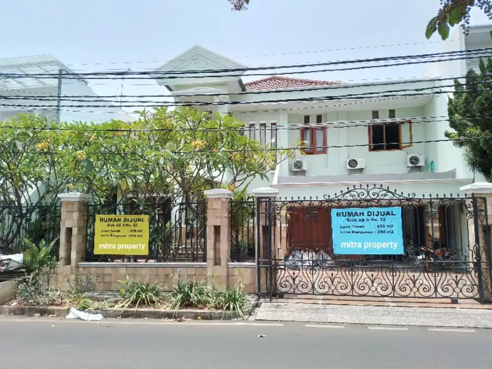 RUMAH MEWAH FULL JATI DEKAT MASJID DI KAVLING MARINIR PONDOK KELAPA