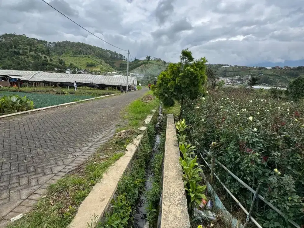 Tanah pekarangan kota Batu view pegungan