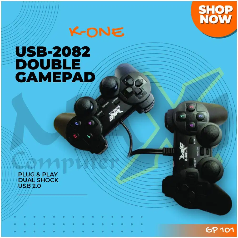 Gamepad Double Hitam