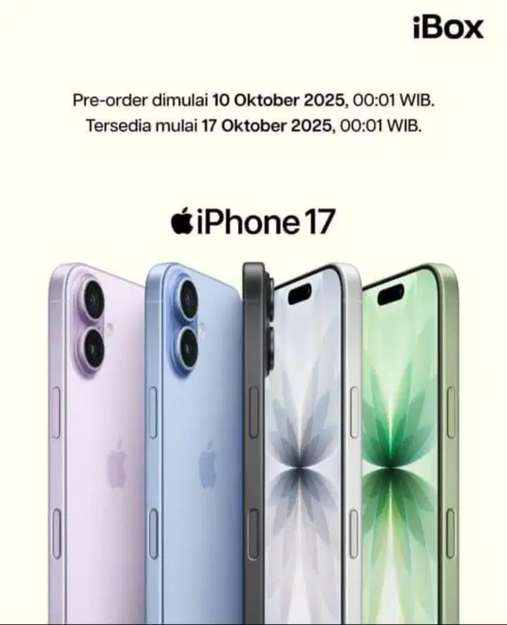 Iphone 17 series cicilan 0%