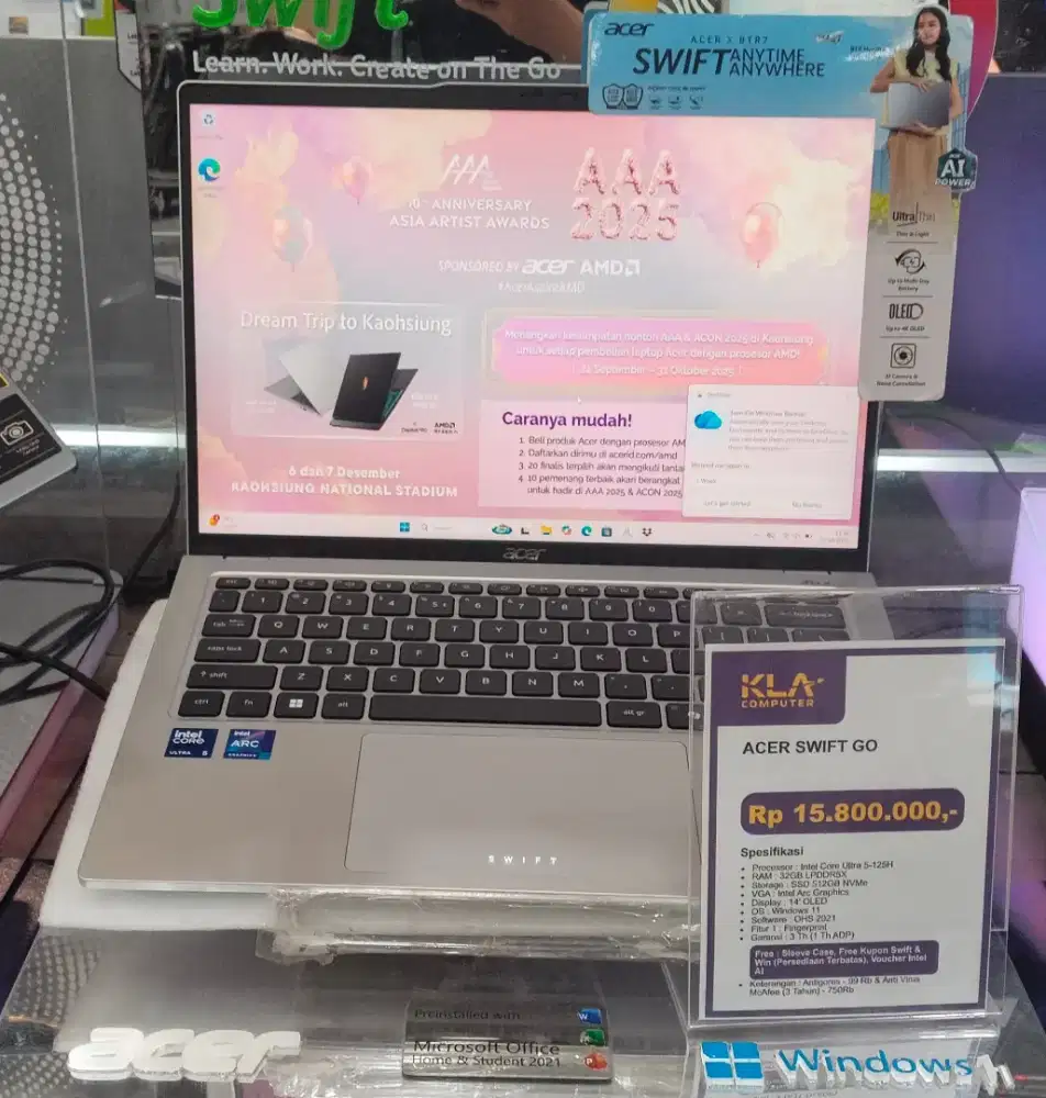 Heboh Promo Laptop dengan bunga ringan di KLA Komputer Mataram