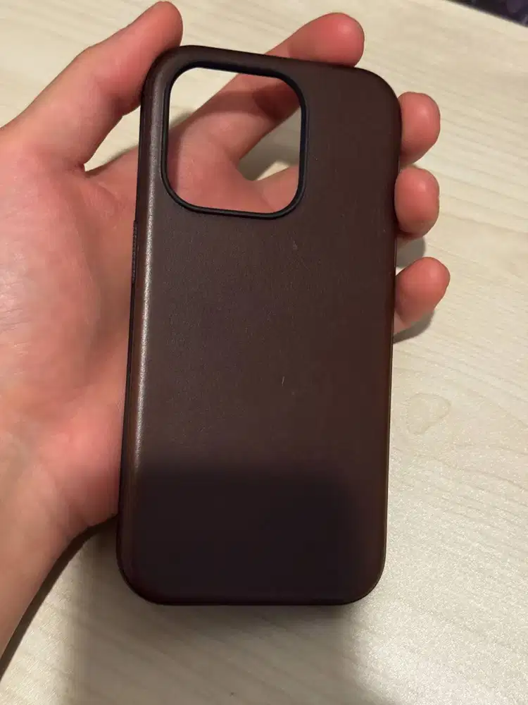 Nomad Leather Case Brown Horween - Apple iPhone 15 Pro Magsafe
