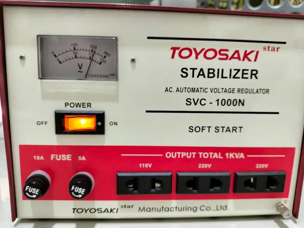 Dijual cepat STABILIZER TOYOSAKI SVC-1.000 N