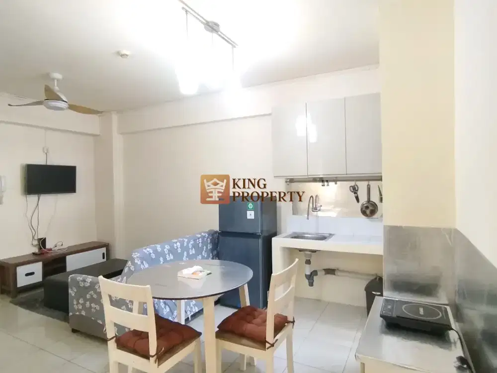 Disewa murah 3br Apartemen luas 50m2 view laut furnished Greenbay plui